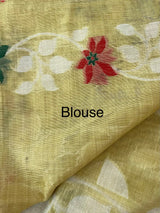 Jamdani silk Cotton Saree with thread work  MSJ787