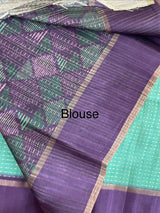 Semi silk saree with zari weaving  MSG6161