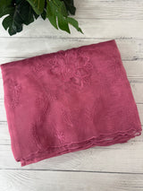 Glass organza saree with applique work- MSHW229