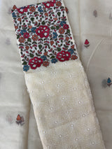 Unstitched Phulkari Netkota Salwar Set - MUS105