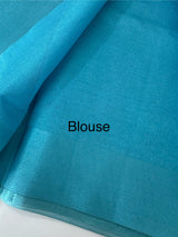 Tissue silk saree with embroidery MSH240