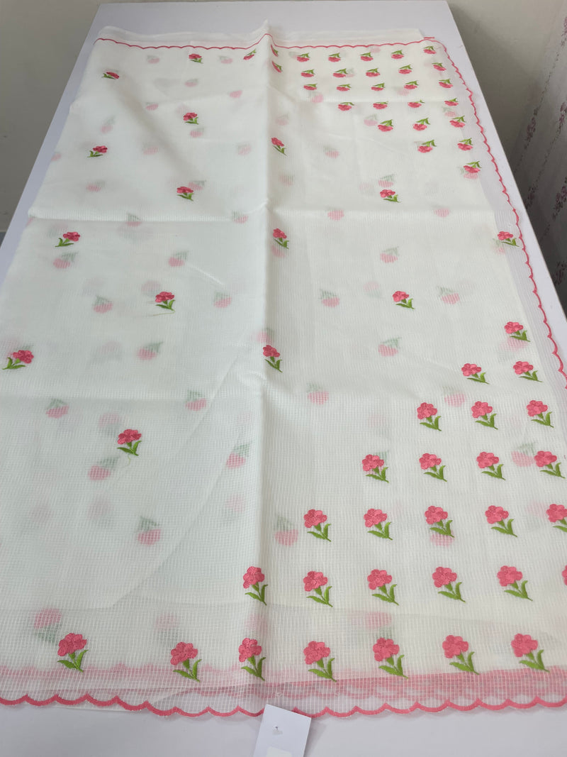 NetkKota saree with embroidery MS6868