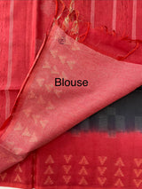Bhagalpuri Semi tussar saree with contrast borders MST592