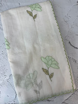 Kota silk cotton saree with applique work MS81789