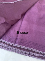 Supernet saree with crochet work and lace border MCJ5433 Wine