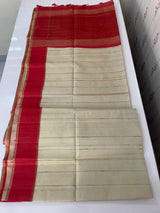 Semi silk saree with zari weaving  MSG6161
