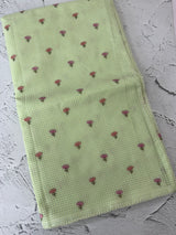Moonga checks saree with embroidery MSH244 Pista
