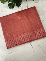 Semi tussar saree with cutwork MSHK566