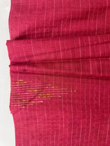 Blended tussar saree with thread work MTS5444