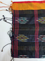 Semi linen saree with zari border  MLS67