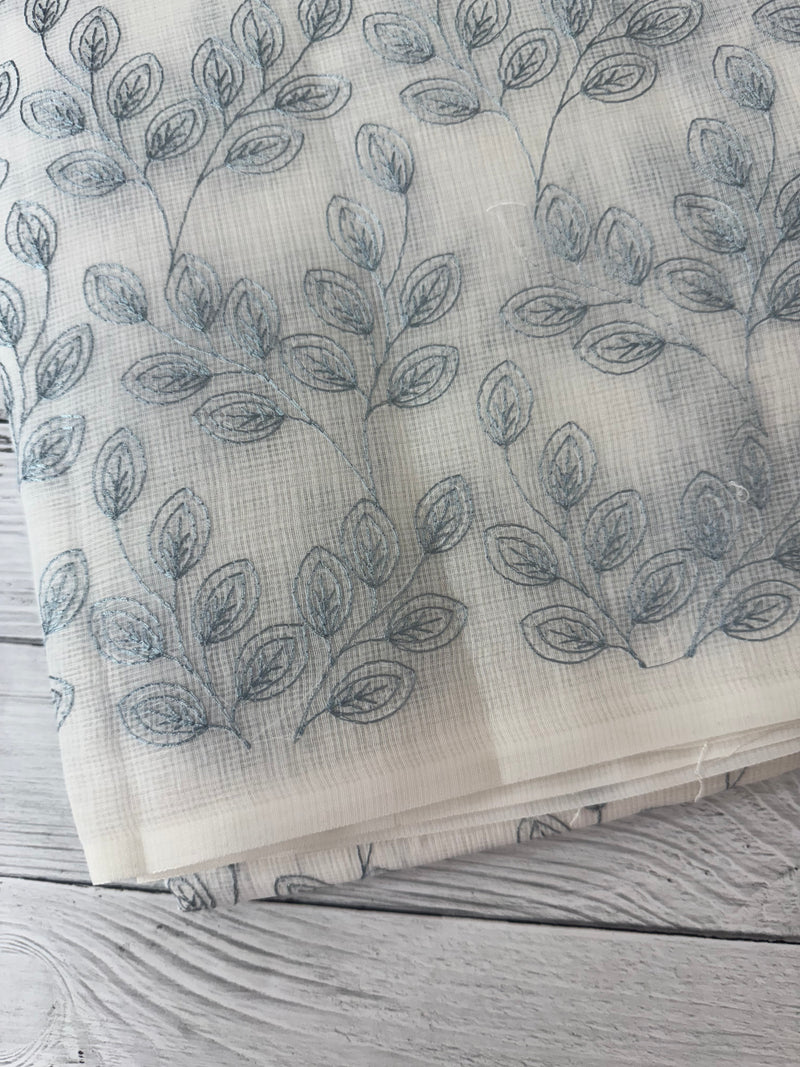 Kota cotton embriodery saree MS1490