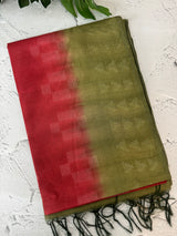Bhagalpuri Semi tussar saree with contrast borders MST592