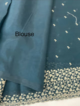 Blended soft silk saree with embriodery MS4447
