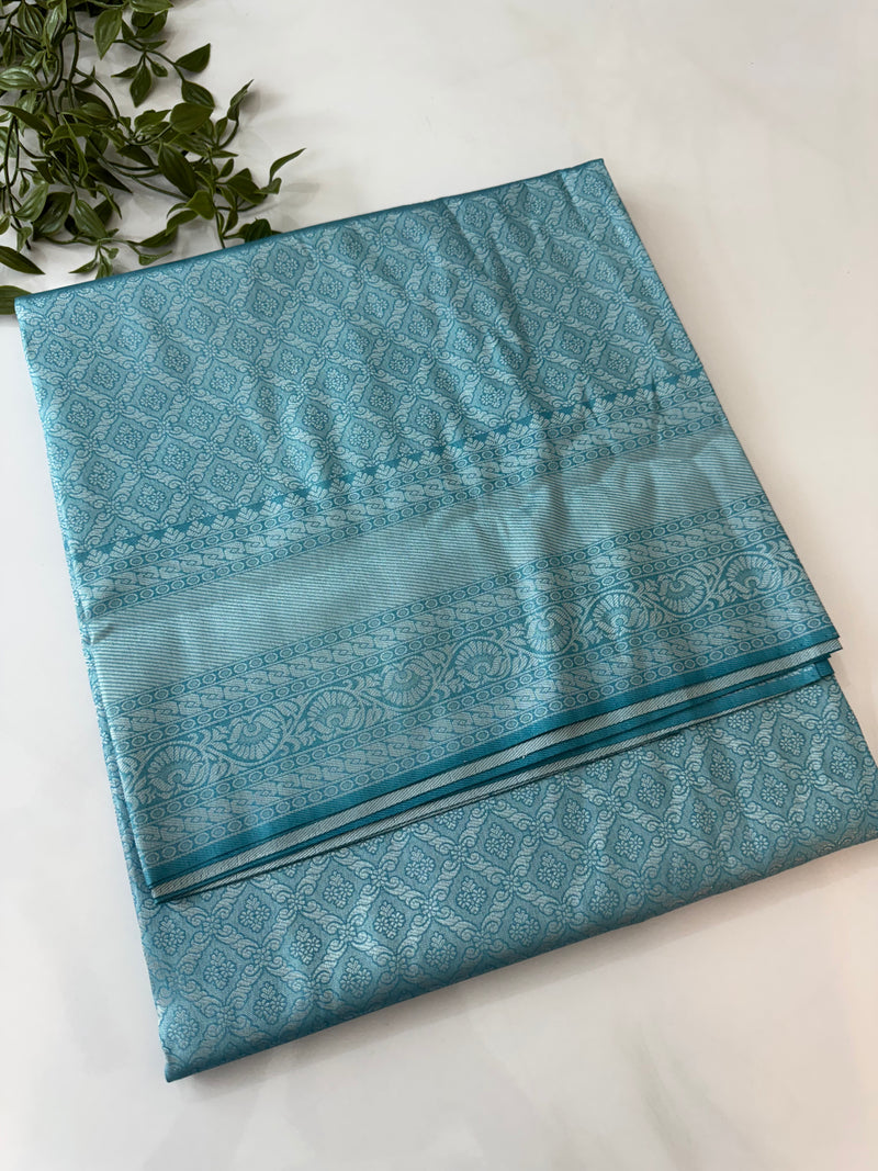 Pastel soft silk Saree - MKP918 Blue