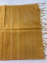 Semi tussar saree MS872- Yellow