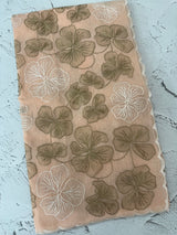 Jute linen saree with thread work MSH204
