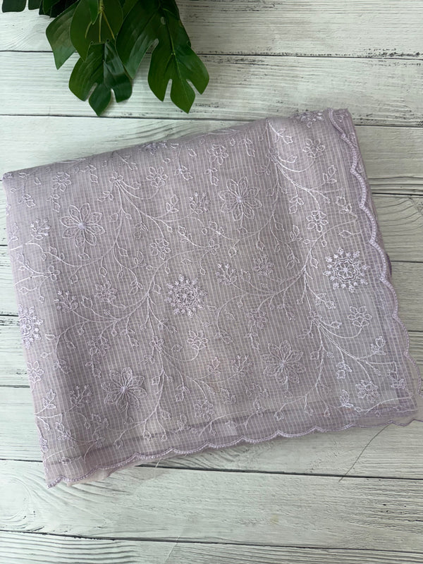 NetKota thread work saree MSH106- Lavender