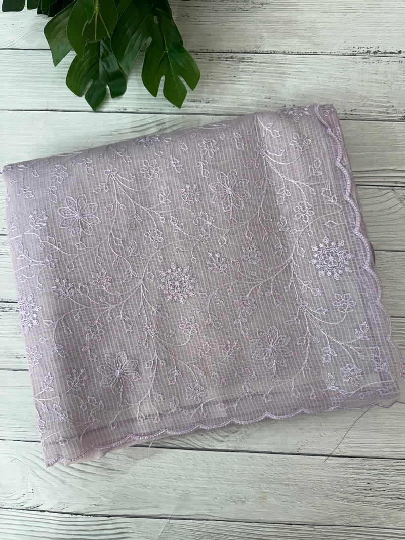 NetKota thread work saree MSH106- Lavender
