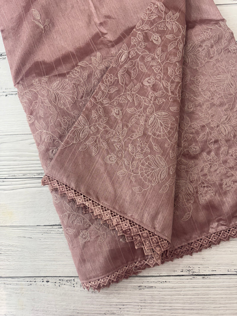 Art silk saree with embroidery SVTS17