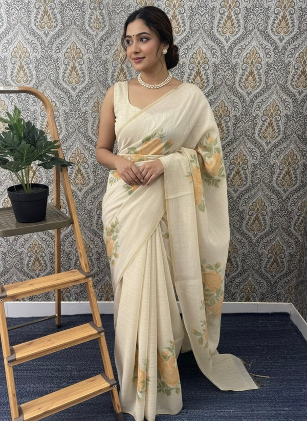 Jamdani silk Cotton Saree MS12553