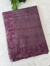 Blended tussar saree with cutwork - MSHK678