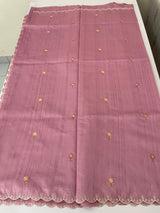 Cutwork Semi tussar saree MTSS680