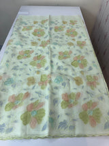 Soft Kota saree with prints and embroidery MSH154- PastelGreen