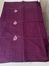 Semi tussar saree with Handwork MS44500