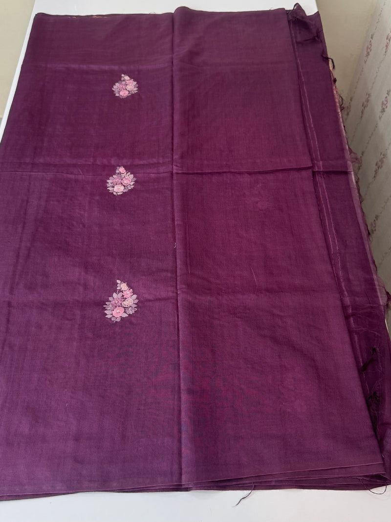 Semi tussar saree with Handwork MS44500