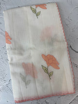 Kota silk cotton saree with applique work MS81789