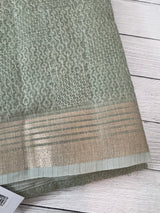 NetKota thread work saree MS2287- DuskyGreen