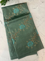 Pure desi tussar silk saree with embroidery- MTSS659