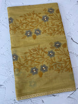 Soft silk cotton saree with embriodery MS8678