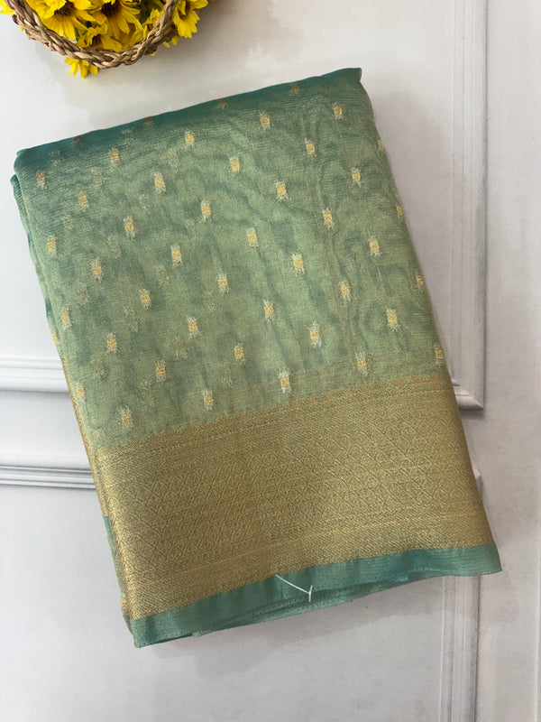 Banarasi crush tissue saree MS11290