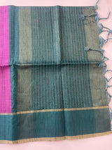 Semi silk saree with zari weaving  MSG6161