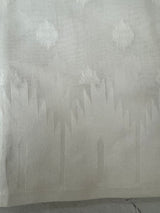 Semi chanderi saree with thread work MSH307 White