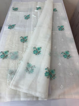 Silky kota embroidery saree MSK654