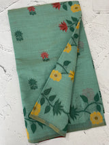 Jamdani silk Cotton Saree with thread work  MSJ787