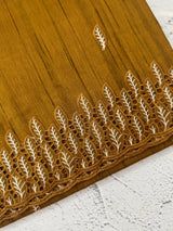 Blended tussar saree with cutwork border- MSHK691