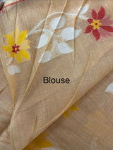 Jamdani silk Cotton Saree with thread work  MSJ787