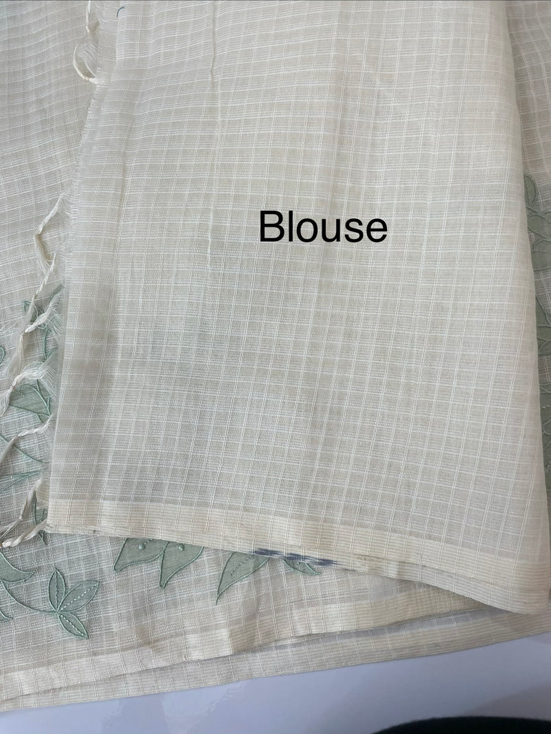 Soft Kota Jute Linen saree MS49844