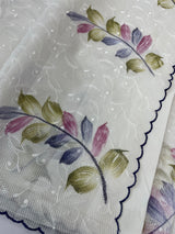 NetkKota saree with handpainting and embroidery MS7833