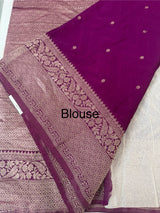 Semi Banarasi Georgette saree MKGS721 Vadamalli