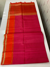 Semi silk saree with zari weaving  MSG6161
