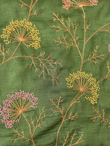 Vichithra soft silk saree with embroidery MSV675
