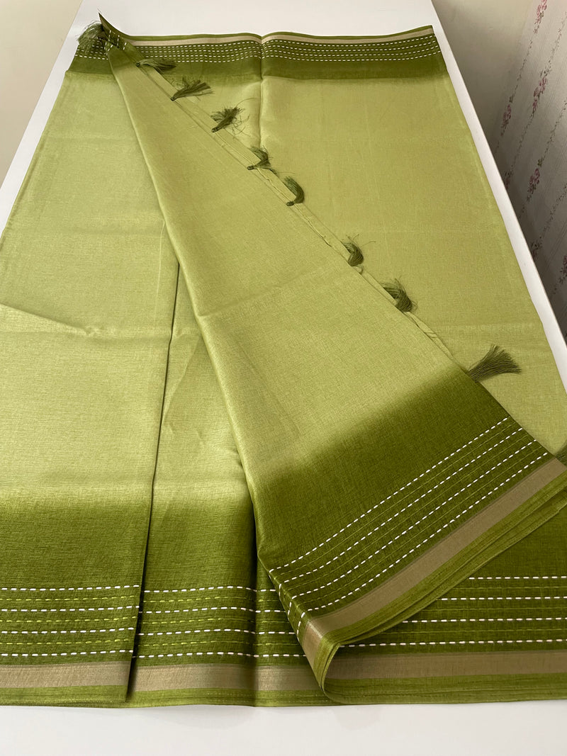 Soft Semi silk saree with thread work MSR698