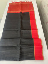 Semi silk saree with zari weaving  MSG6161