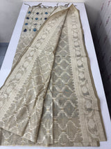 Jamdani silk Cotton Saree with blouse MS12552
