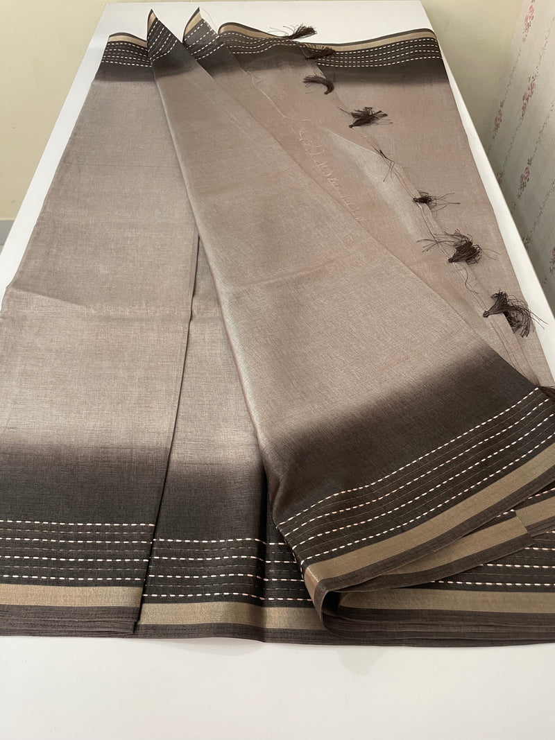 Soft Semi silk saree with thread work MSR698