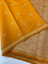 Soft Gachi silk saree with zari weaving MGH76 MangoYellow